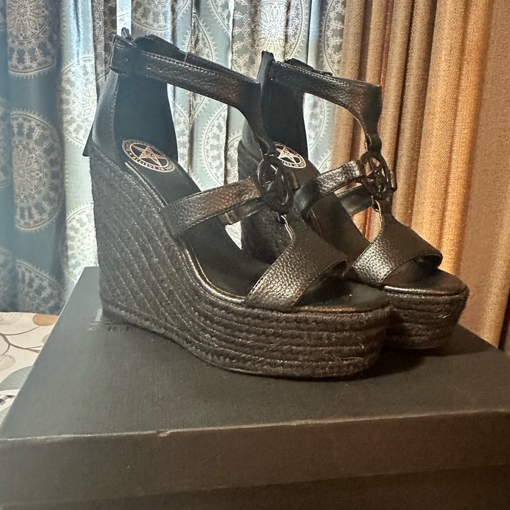 Blackcraft Rosalie Wedges